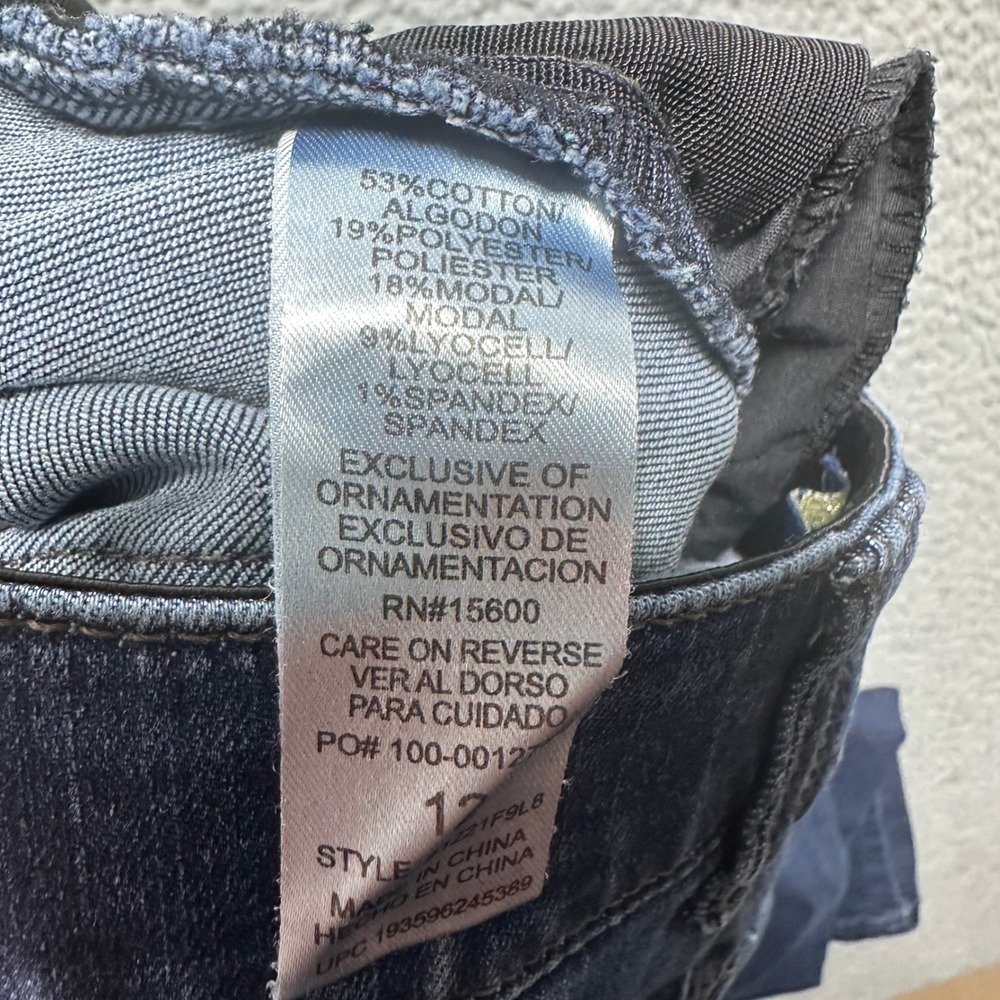 Democracy Absolution Bootcut Jeans Womens 12 Dark Wash‎ Stretch Indigo Denim - Picture 4 of 10